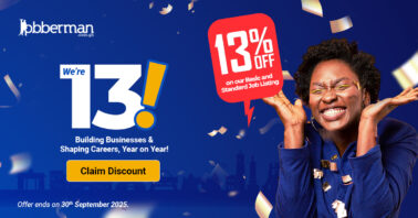 13 Years of Impact: Jobberman Celebrates with Exclusive Offer for Employers