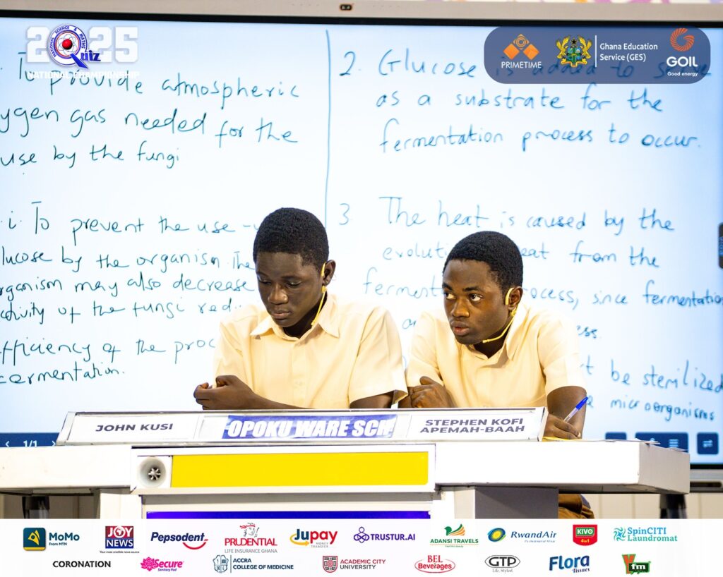 National Science and Maths Quiz 2025