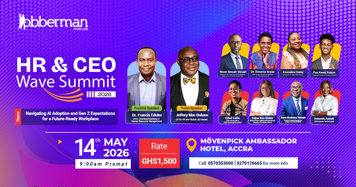 hr and ceo wave summit hosted by Jobberman Ghana