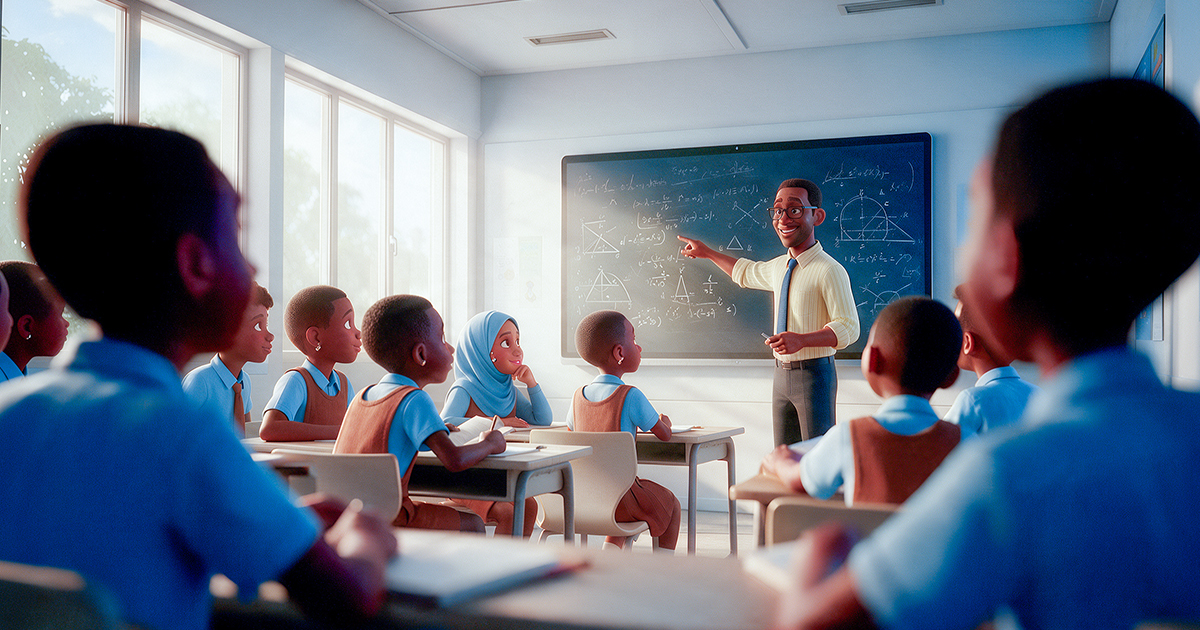 Teacher recruitment in Ghana: school classroom with NTC licensed teachers and pupils in 2026/2027